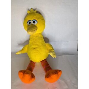 Sesame Street Big Bird Yellow Medium Plush Stuffed Toy Doll Cartoon Bird 2023